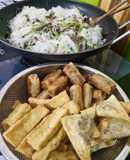 Bún Gạo Xào Chay, không dính chùm, không dầu