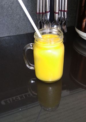Foto resep Jus mangga gadung setengah matang fress dingin...(No Es Batu)