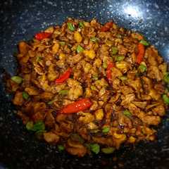 A picture of Telur pete dijamin enak.