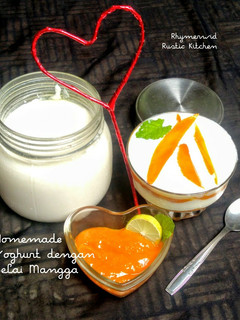 Foto resep Homemade Yogurt dengan Selai Mangga