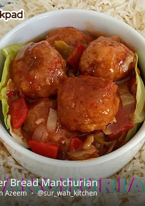A picture of Leftover Bread Manchurian.
