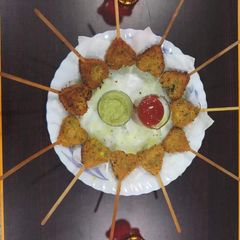 A picture of Poha pops.