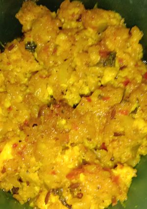 A picture of Paneer bhurji.
