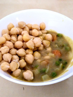 Una foto de Garbanzos con curry
