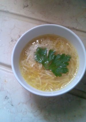 صورة لوصفة شوربة الشعيرية