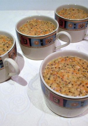 Foto principal de Boniato con semillas de cáñamo y chía a la taza