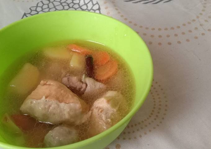 Sop Ayam Bakso tahu