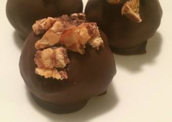 Easiest Way to Make Yummy Snickers Brownie Balls