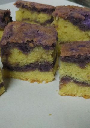 Foto resep Marmer cake ubi ungu
