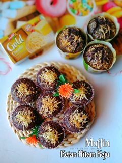 Foto resep Muffin Ketan Hitam Keju