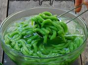 Gambar cendol tepung beras