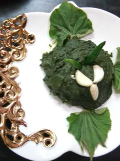 A picture of Lau pata paste.
