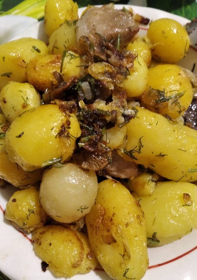 Картопелька з грибами