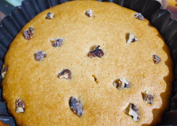 Steps to Make Favorite Vanila walnut cake