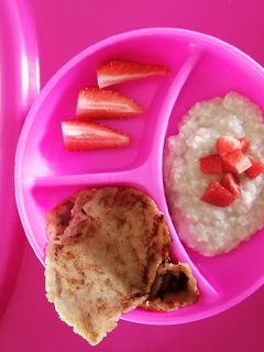 Una foto de Panqueques de plátano / sin azúcar / sin sal