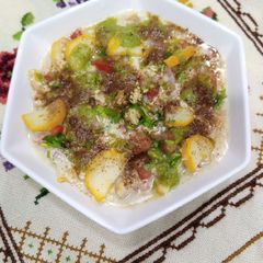 A picture of Mango Chutney Chaat.