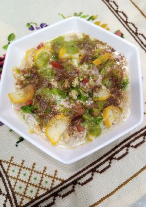 A picture of Mango Chutney Chaat.