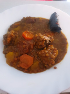 Una foto de Lentejas de mi abuela