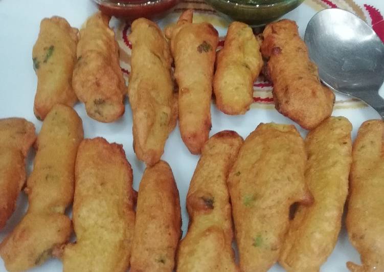 Steps to Prepare Super Quick Homemade Potato Finger Pakode