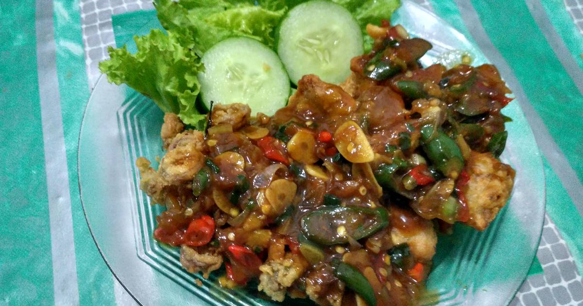  Resep  Cumi Tempe  Crispy  Saus Tiram Pedas  oleh anna maylia 