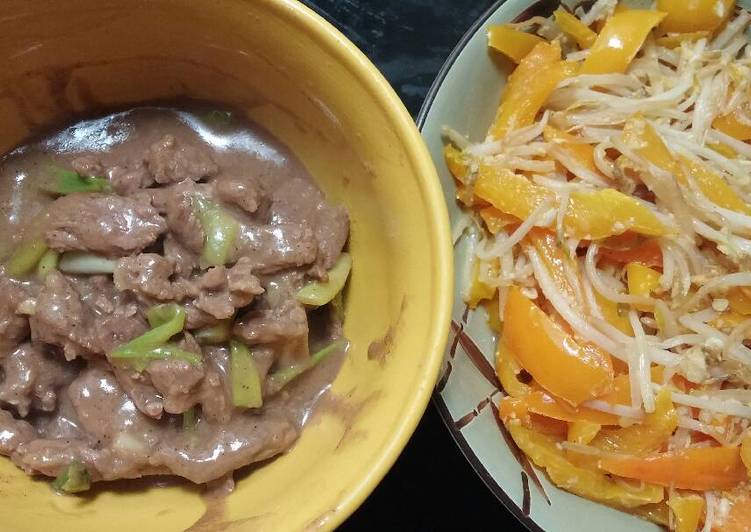 Beef Yakiniku & Oseng Tauge