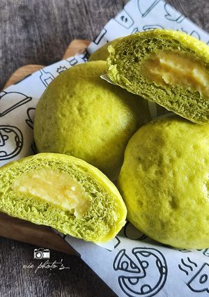 Foto resep Bakpao Pandan Isi Kacang Ijo Kupas