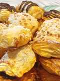 Napolitanas de crema de turrón