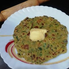 A picture of Methi & bajra Paratha.