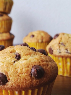 Foto principal de Muffins americanos con chips de chocolate