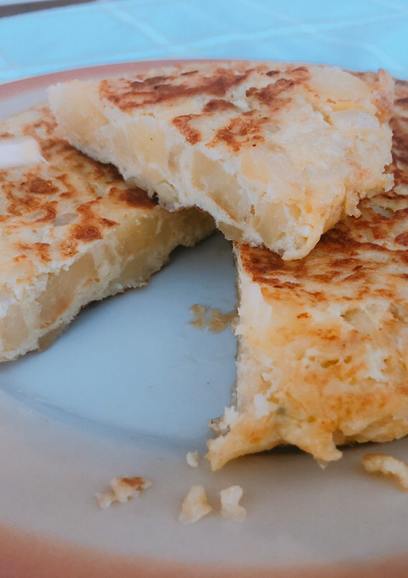Una foto de Tortilla de patatas con truco