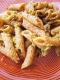 Whole Wheat Penne with Avocado and Sun-Dried Tomatoes