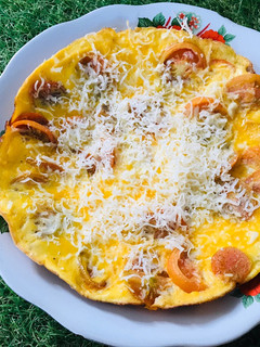 Foto resep Omelet tomat keju kraft