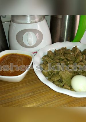 A picture of Flour dumpling with granut soup 2.