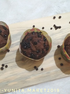 Foto resep Choco Banana Muffin ala Erika (No Mixer No Oven)