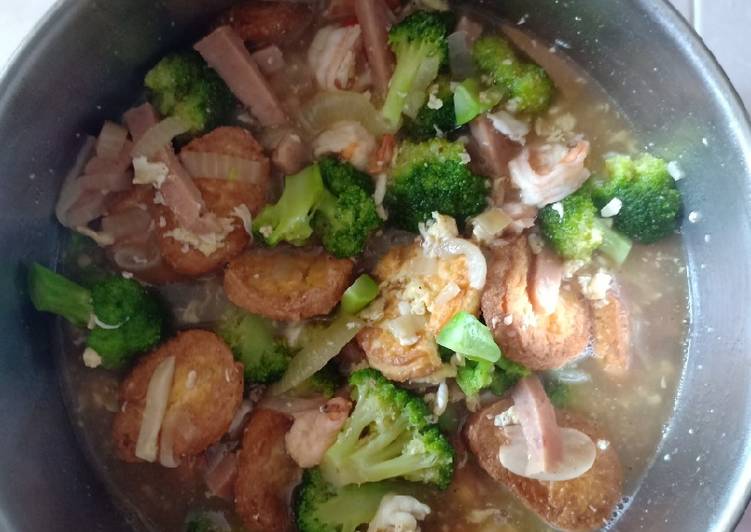 Tumis Brokoli maling (non halal)