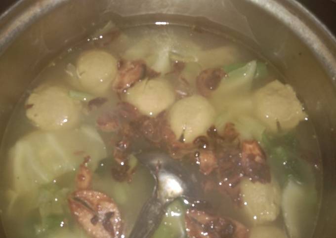 Bagaimana Membuat Soto sayur (sayur sop bumbu soto), Bikin Ngiler