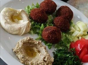 Foto de Falafel com Humus