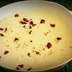 A picture of Condensed Rice kheer.