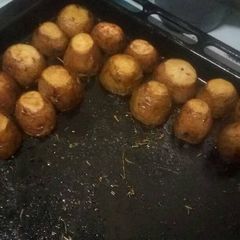 A picture of Oven Roasted Rosemary Potatoes.