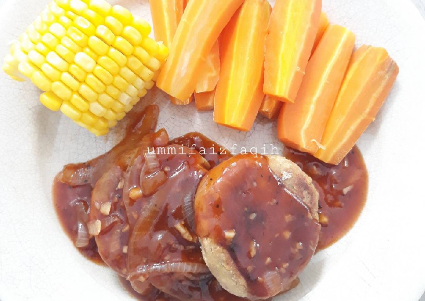 Steak Tempe Saus Lada Hitam