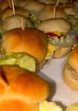Una foto de Mini hamburguesas