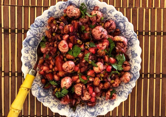 Peanut makhana chaat Recipe