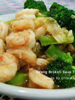 Foto resep Udang Brokoli Saus Tiram