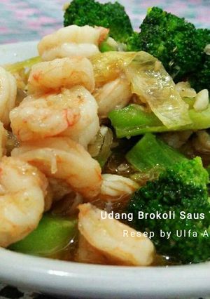 Foto resep Udang Brokoli Saus Tiram
