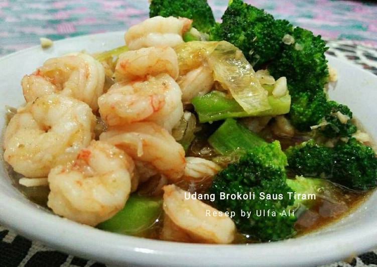 Resep Udang Brokoli Saus Tiram, Sempurna