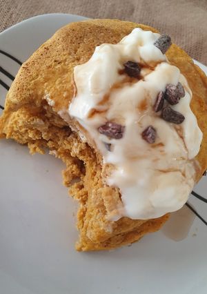 Una foto de Carrot pancakes !