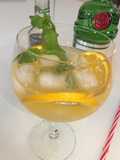 Gin com laranja e hortelã