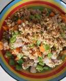 Yến mạch chiên dương châu