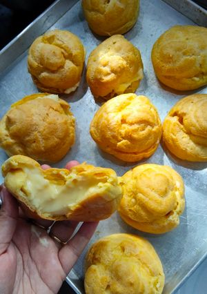 Foto resep Soes vla susu vanilla
