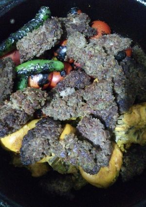 عکسی از دستور کباب تابه‌ای